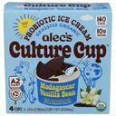 Culture Cup Organic Madagascar Vanilla Bean Probiotic Ice Cream
