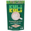 Organic Strawberries and Crème Superfood Latte