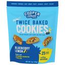 Lemon Blueberry Twice Baked Cookies