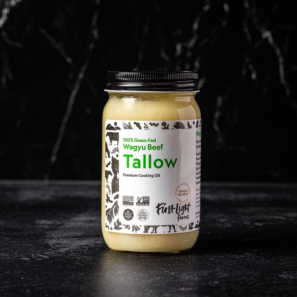 First Light 100 Percent Grass-fed Wagyu Beef Tallow, 14 Ounce -- 6 Per Case