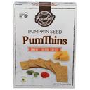 PumThins Pumpkin Seed Smokey Cheddar Cheeze Cracker