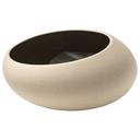 Embrace Round Black Soup Bowl