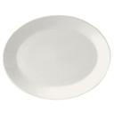 Monaco Vogue White Alumina Vitrified 13 inch Oval Plate, 12 count