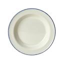 Blue Dapple Alumina Vitrified 8.5 inch Slimline Soup Plate, 24 count