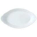 Alumina Vitrified 36.5 Ounce White Oval Eared Dish