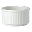 Simplicity White Alumina Vitrified 5.5 Ounce Ramekin, 36 count