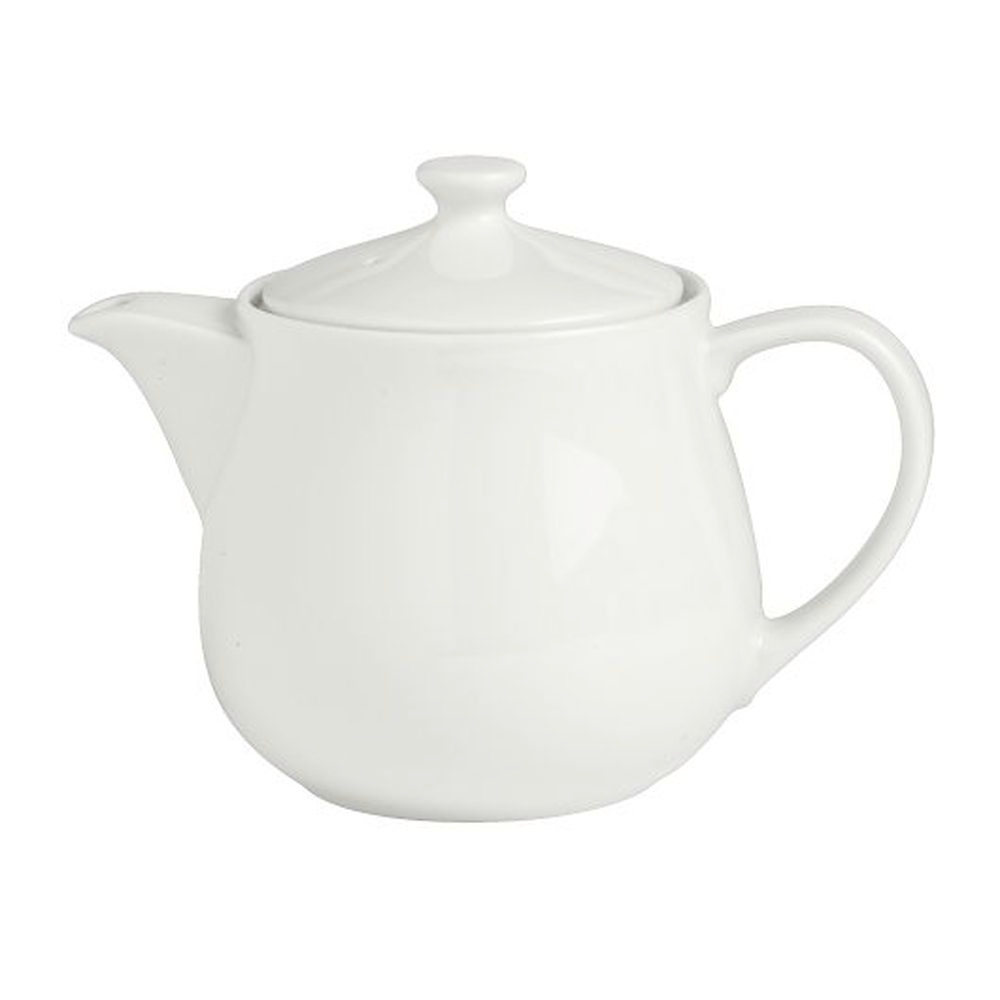Concerto 16 Ounce Porcelain Tea Pot with Lid, 6 count