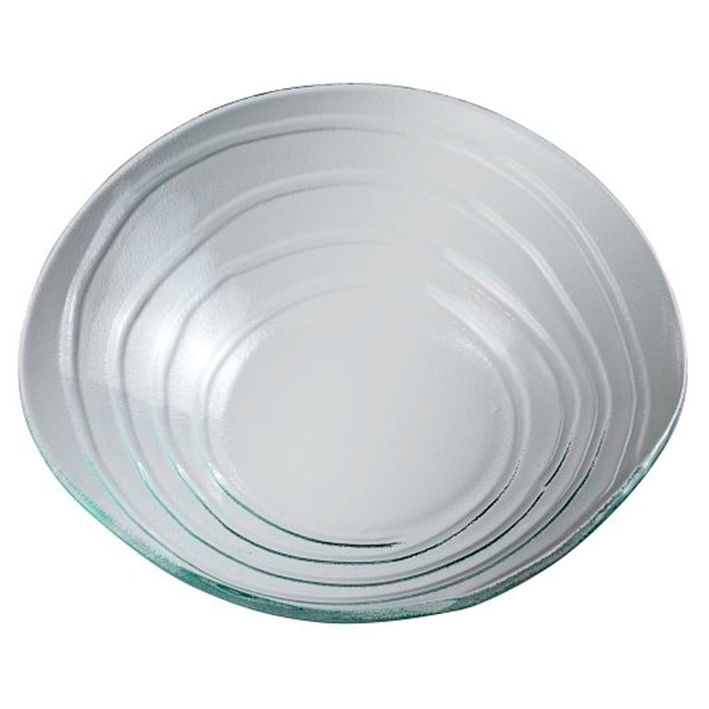 28 Ounce Ripple Glass Bowl, 10 count
