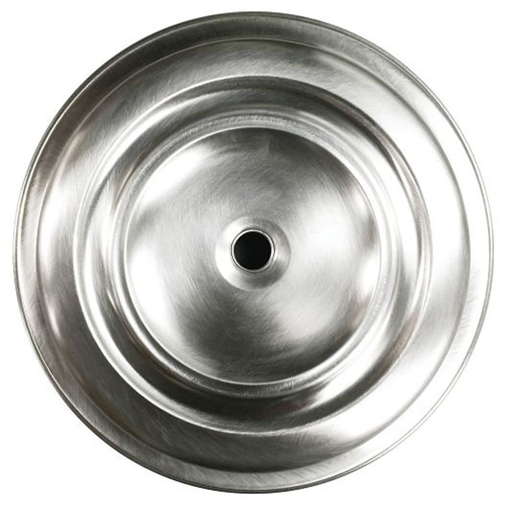 Stainless Steel 9.0 inch Round Plate Cover for Monaco Flat Rim Plate, 24 count