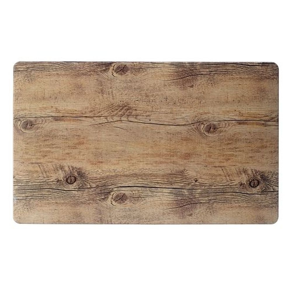 Driftwood 1/1 Melamine 21 x 12 3/4 inch Flat Tray, 6 count