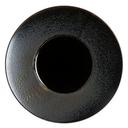 Wabi Sabi Slate 11 1/4 inch Porcelain Rimmed Plate with Glossy Well, 6 count