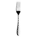 Crystal 18/0 Stainless Steel 8 inch Mirror Finish Dinner Fork, 12 count