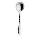 Crystal 18/0 Stainless Steel 6 3/8 inch Round Bowl Soup Spoon, 12 count