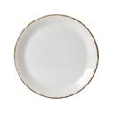 Brown Dapple Alumina Vitrified 11.75 inch Taste Coupe Plate, 12 count