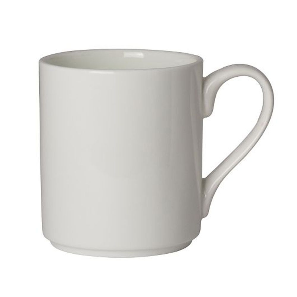 Virtu Bone China 12 Ounce Stack Mug, 24 count