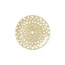 Ink Nomad Sand Alumina Vitrified 6 inch Taste Coupe Plate, 12 count