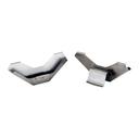 18/10 Stainless Steel Free Standing Cover Holder, 11 x 4 1/2 inch, 6 count