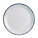 Blue Dapple 8 inch Melamine Coupe Plate, 12 count