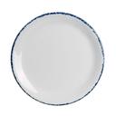 Blue Dapple 6 inch Melamine Coupe Plate, 12 count
