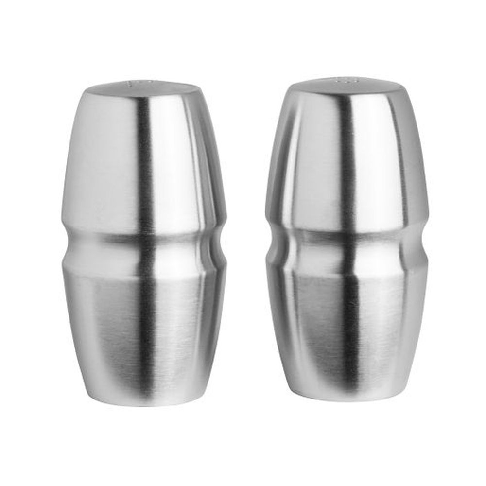 Creations Royce Stainless Steel Salt And Pepper Set, 24 Count