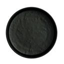 Cali Black 4.875 inch Melamine Round Plate, 12 count