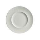 Lucia Bone China 11.0 inch Wide Rim Plate, 12 count