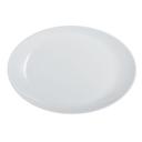 Improv 13.375 x 9.25 x 1.5 inch Melamine Oval Winged Coupe Platter, 12 count