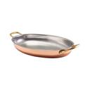 Copper Finish Stainless Steel Oval Dish
