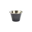 Stainless Steel 2.5 Ounce Black Ramekin, 24 count