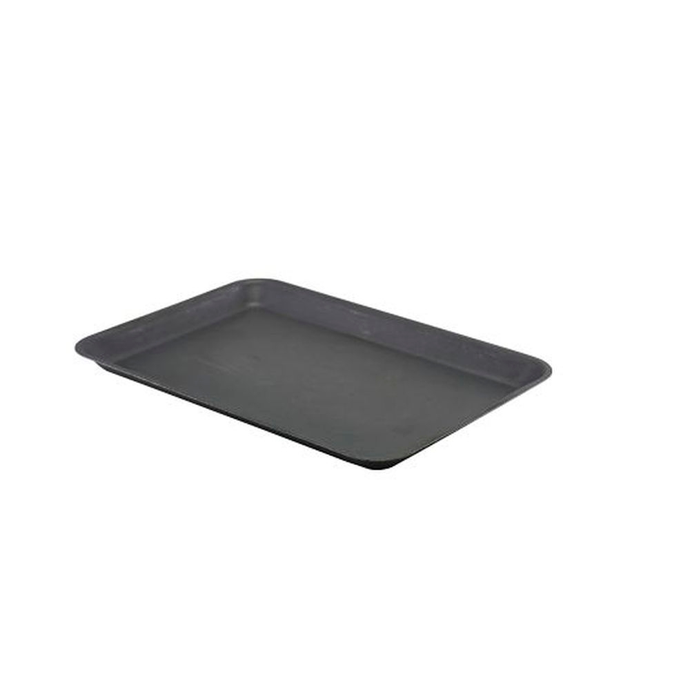 Vintage Black 12.5 inch 18/0 Stainless Steel Tray, 12 count