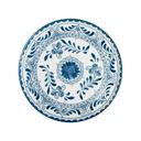 Talavera Motiva Alumina Vitrified 10.75 inch Dia Blue Plate, 6 count