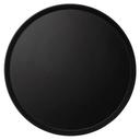 Cambro Round Camtread Tray, Black, 19.44 inch -- 12 per case.