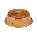 Cambro Amber Camwear Camcover Plate Cover Only, 9 5/16 inch Inside Diameter -- 12 per case.