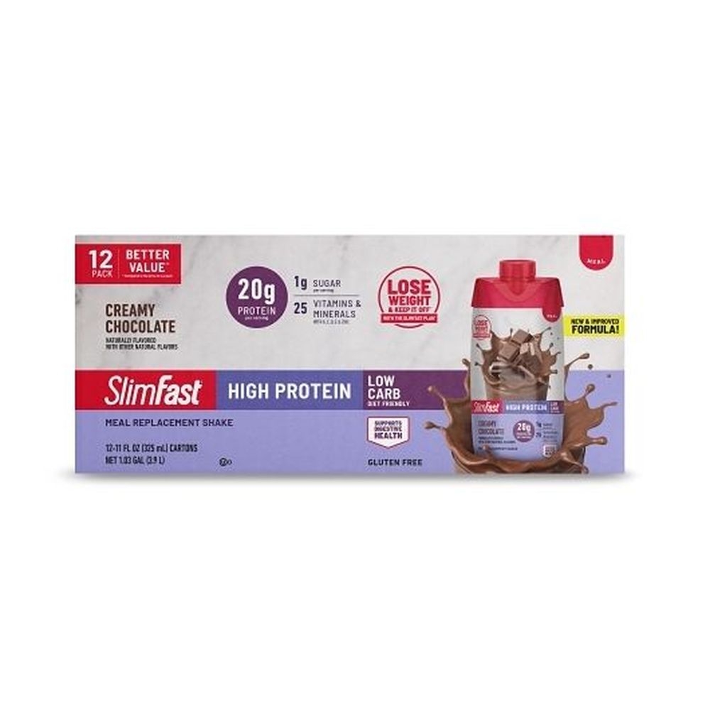 Slimfast High Protein Creamy Chocolate Meal Replacement Shake, 1 Pound