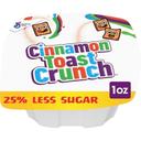General Mills Reduced Sugar Cinnamon Toast Crunch Cereal, 1 Ounce -- 96 per case.