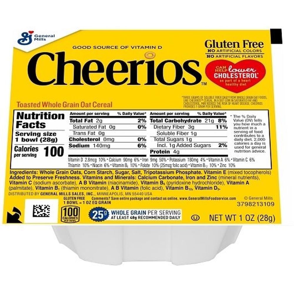 Cheerios Bowlpak Cereal, 1 Ounce -- 96 Per Case