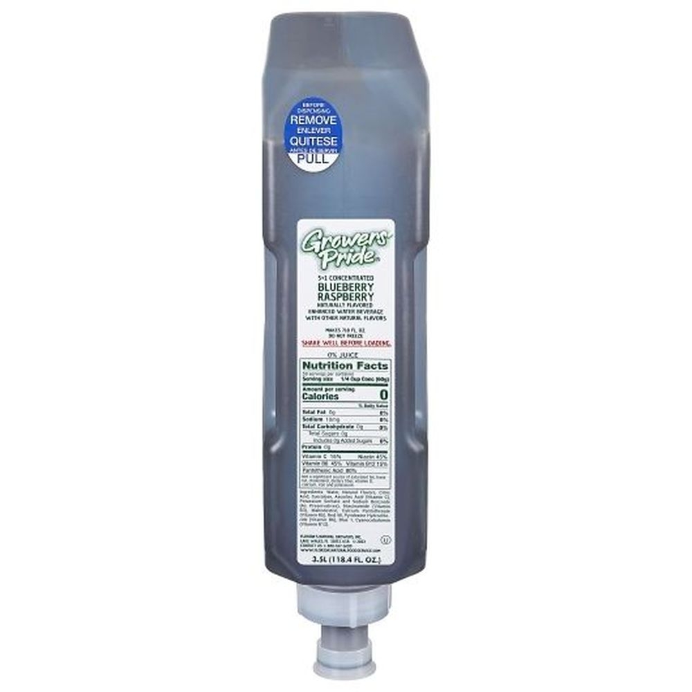 Florida's Natural Grower's Pride Blueberry Raspberry Flavored Water, 3.5 Liter -- 3 Per Case