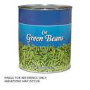 Commodity Canned Fruit and Vegetables 4 Sieve Fancy Green Beans, Number 10 Can -- 6 per case