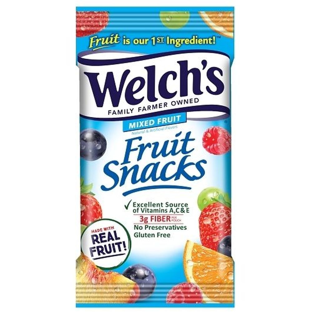 Welchs Mixed Fruit Snacks, 1.55 Ounce -- 144 per case.