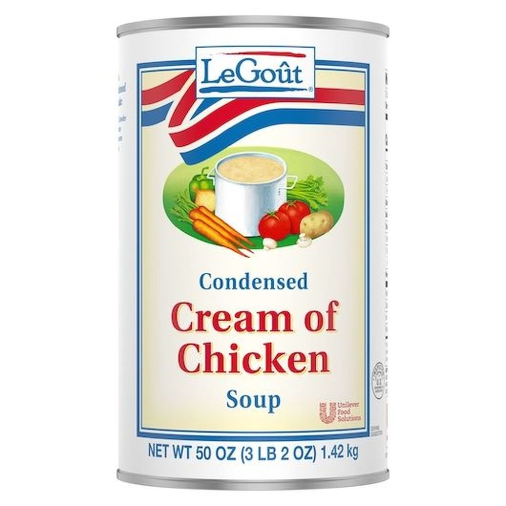 Legout Cream Of Chicken Condensed Canned Soup, 50 Ounce -- 12 Per Case