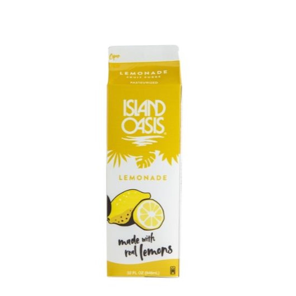 Island Oasis Premium Lemonade Beverage Mix, 32 Fluid Ounce -- 12 Per Case