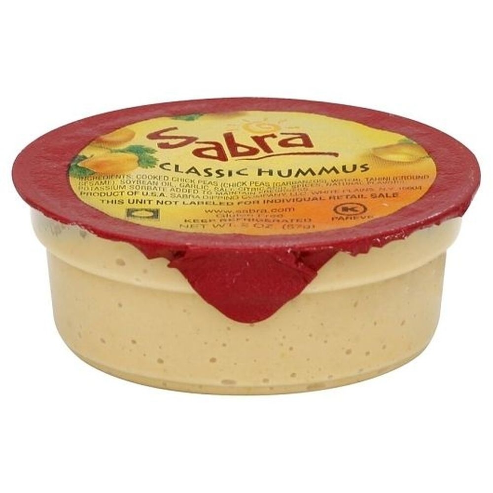 Sabra Classic Grab and Go Hummus, 2 Ounce -- 48 per case.