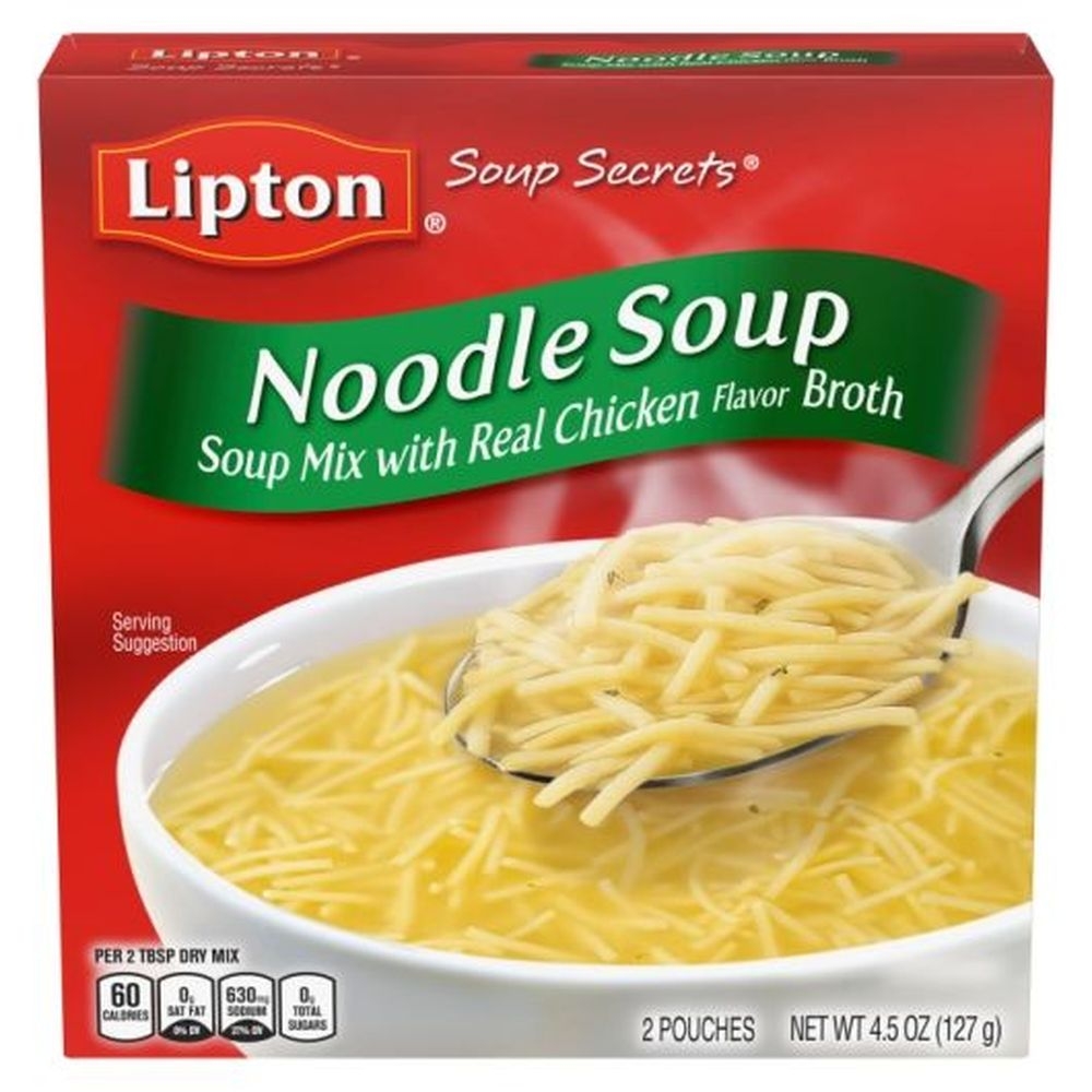 Lipton Savoury Soup Secrets Chicken Noodle Soup Mix, 4.5 Ounce -- 24 Per Case