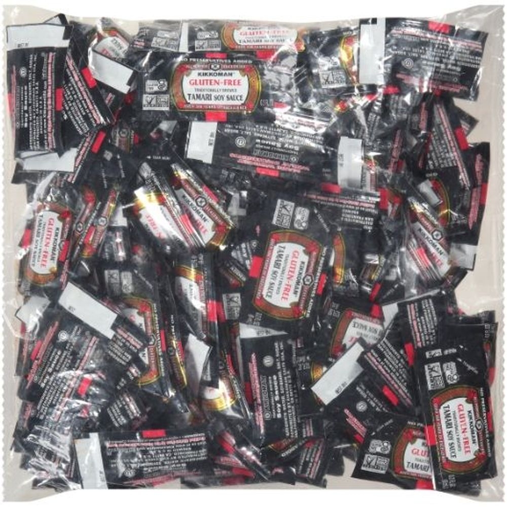 Kikkoman Gluten Free Tamari Soy Sauce, 6 Ml Packet -- 200 Per Case