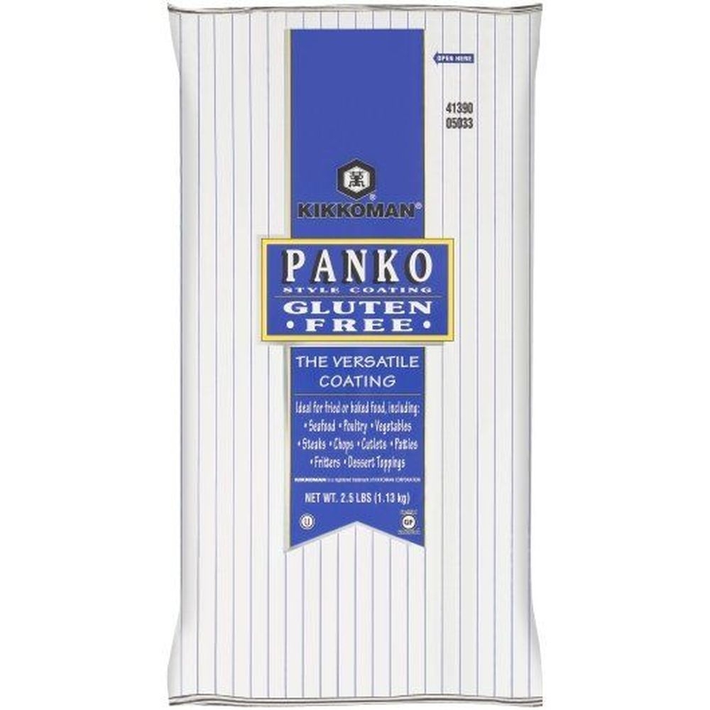 Kikkoman Gluten Free Panko Style Coating, 2.5 Pound -- 6 Per Case