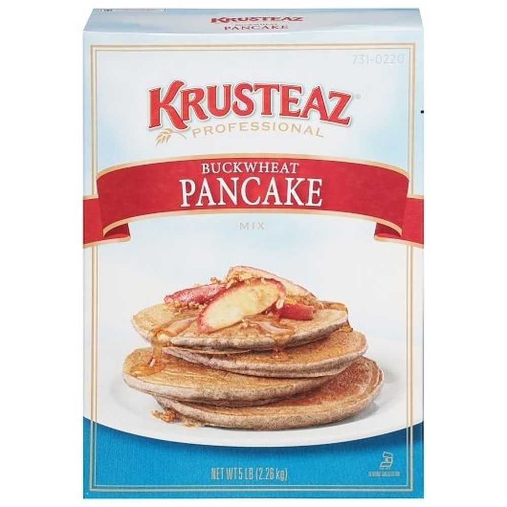 Krusteaz Professional Buck Wheat Pancake Mix, 5 Pound -- 6 Per Case