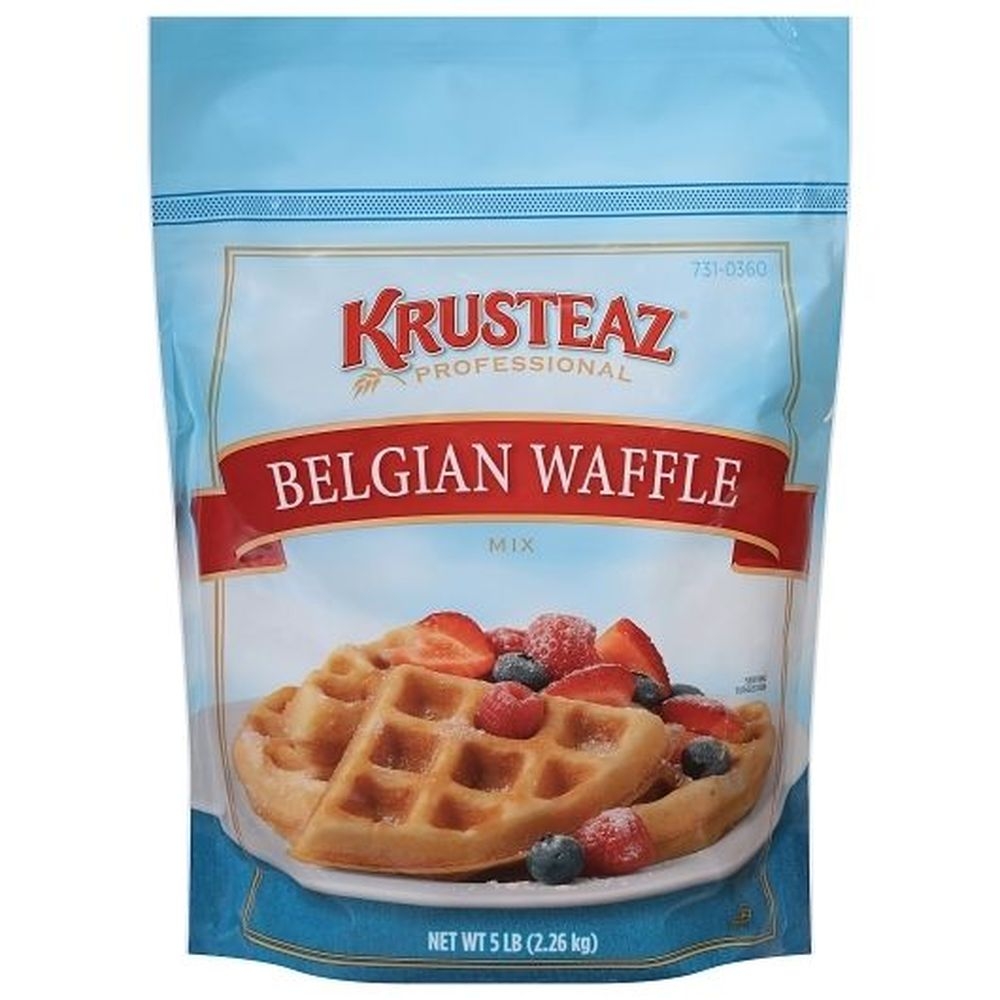 Krusteaz Professional Belgian Waffle Mix, 5 Pound -- 6 Per Case