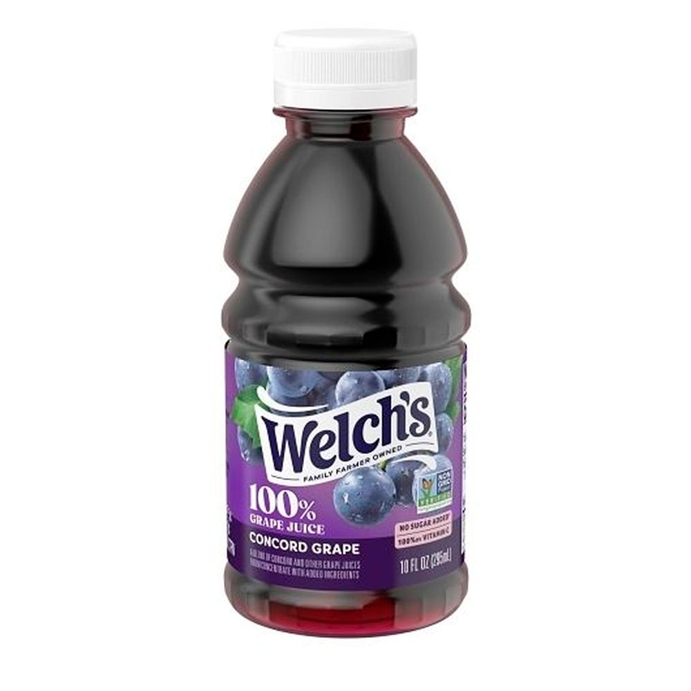 Welch's 100 Percent Grape Juice Drink, 10 Ounce -- 24 Per Case