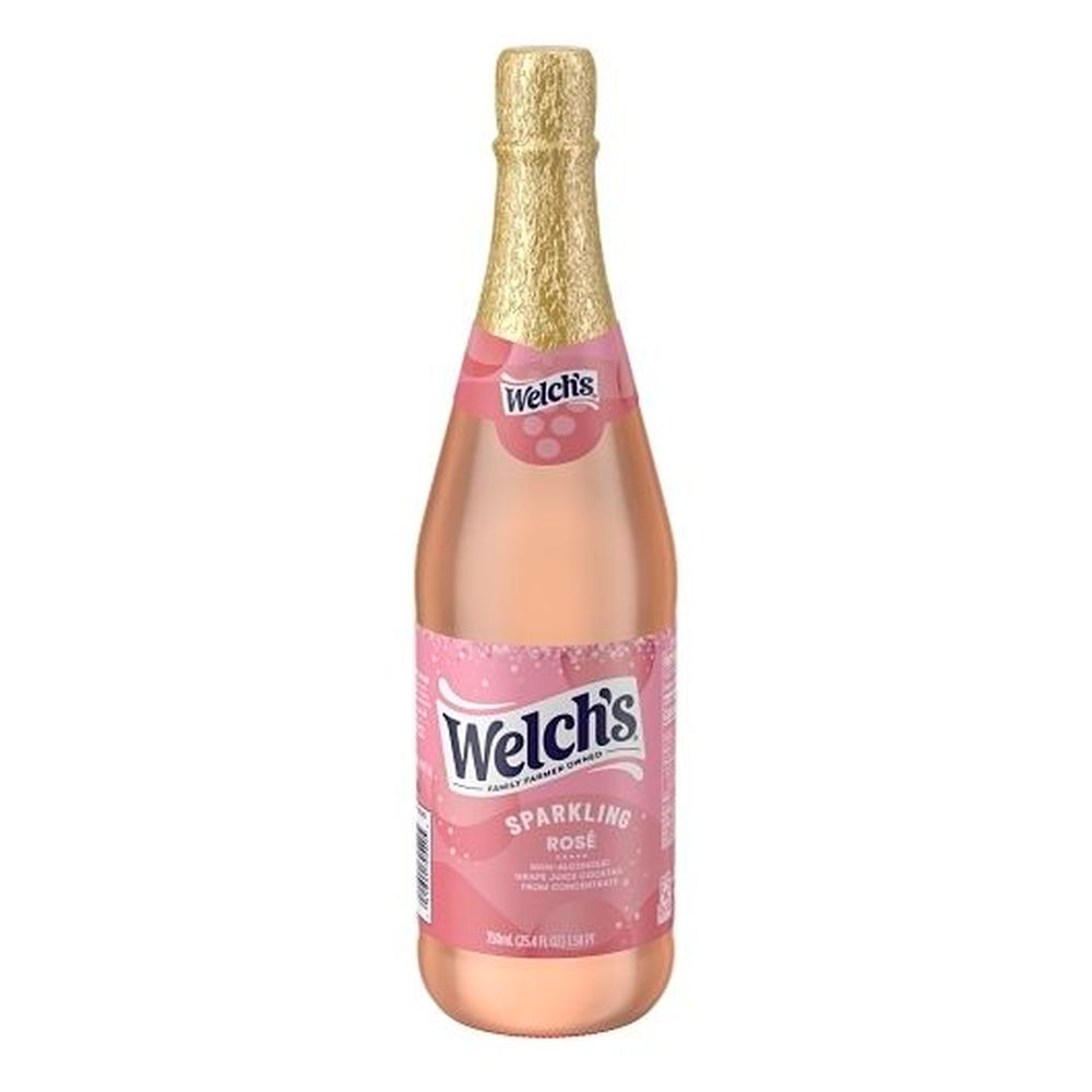 Welchs Sparkling Rose Juice, 25.4 Fluid Ounce -- 12 per case.
