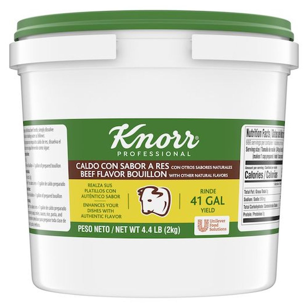 Knorr Professional Caldo De Res Beef Bouillon Base, 4.4 pound -- 4 per case